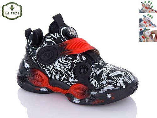 Кроссовки Paliament 601-333black-red в магазине Фонтан Обуви