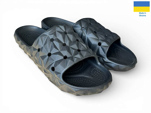 Шлепанцы Rai Shoes С105 чорний в магазине Фонтан Обуви