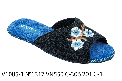 Тапочки Белста V1085-1 №1317 VN550 C306 201 C-1 в магазине Фонтан Обуви