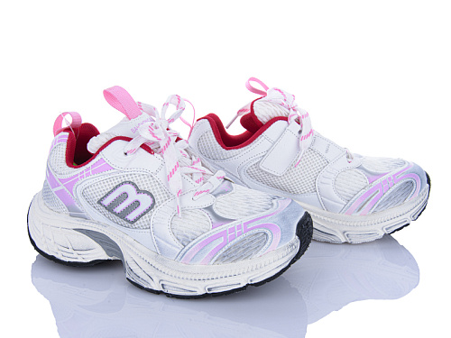 Кроссовки Clibee D250516 white-pink в магазине Фонтан Обуви