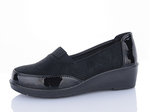 Туфли Minghong 7713 black в магазине Фонтан Обуви