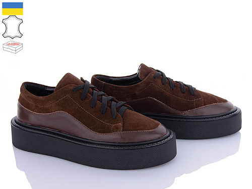 Туфли G-Ayra 387 коричн-замш в магазине Фонтан Обуви