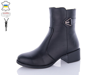 Ботинки Qq Shoes 202 чорний в магазине Фонтан Обуви