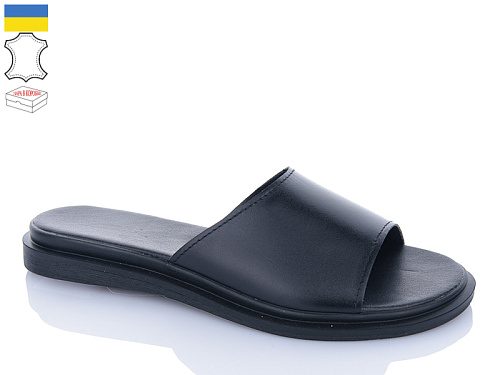 Шлепанцы Sali 500 чорний к чор-п. в магазине Фонтан Обуви