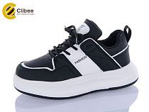 Кроссовки Clibee-Apawwa LC982 black-white в магазине Фонтан Обуви