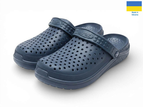 Кроксы Rai Shoes С68 синій в магазине Фонтан Обуви