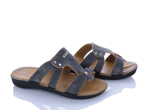 Шлепанцы Shoesviento Polomax B сірий в магазине Фонтан Обуви