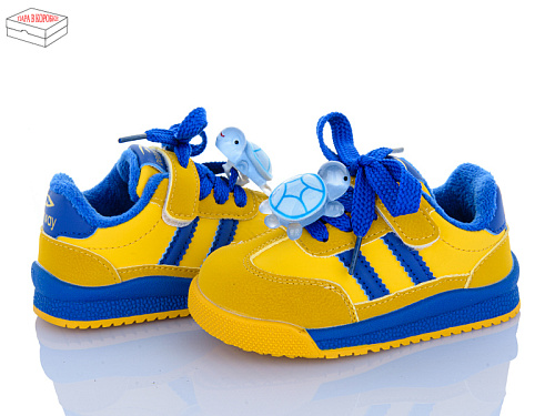 Кроссовки Calorie D37171 жовтий-синій в магазине Фонтан Обуви