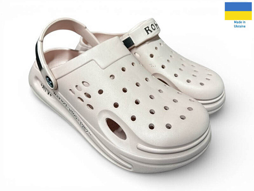 Кроксы Rai Shoes 517-013 рожевий в магазине Фонтан Обуви