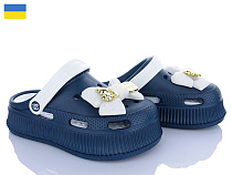 Кроксы Golden Lion 155-4 синій в магазине Фонтан Обуви