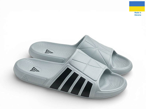 Шлепанцы Rai Shoes CC010 сіро-блакитний в магазине Фонтан Обуви