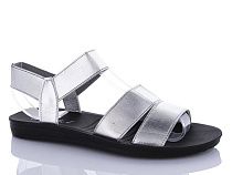 Босоножки Qq Shoes A12 silver в магазине Фонтан Обуви