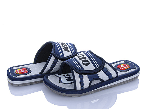 Шлепанцы Obuv Ok 12-85 (98983) navy в магазине Фонтан Обуви