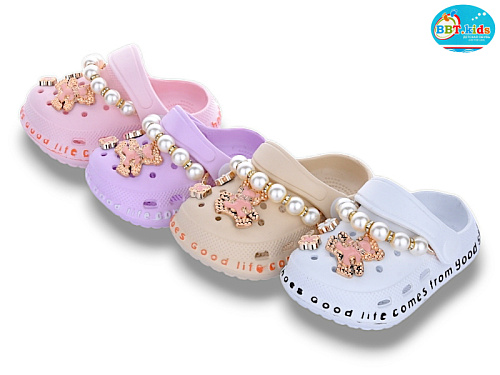 Кроксы Bbt A9136-1 mix в магазине Фонтан Обуви