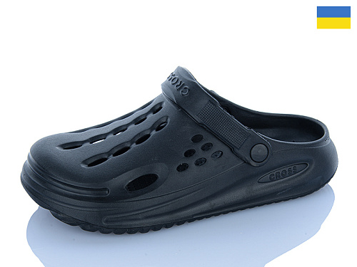 Кроксы Inblu 026 чорний в магазине Фонтан Обуви