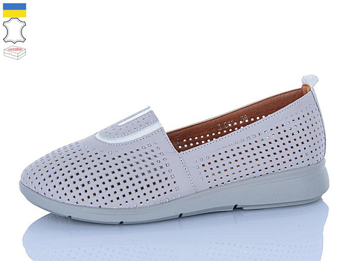 Туфли Sali 011-13 сірий сір-п. в магазине Фонтан Обуви