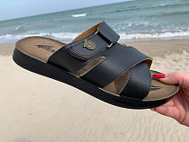 Шлепанцы Gurkem MKB26-6111-1 black в магазине Фонтан Обуви