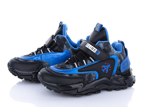 Кроссовки Apawwa E55 black-royal в магазине Фонтан Обуви