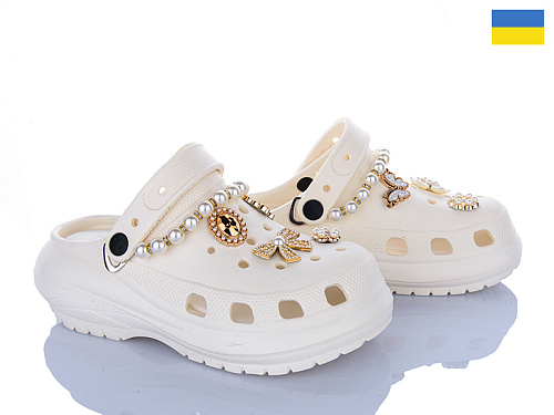 Кроксы Roks 1410-3 шампань в магазине Фонтан Обуви