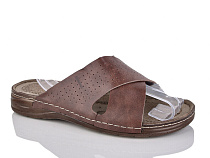 Шлепанцы Demur 2003-2 коричневий в магазине Фонтан Обуви