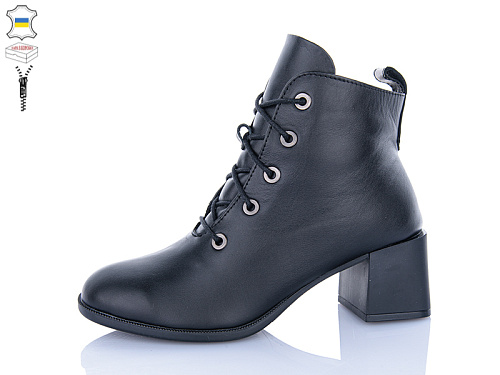 Ботинки Qq Панда 640-1A чорний в магазине Фонтан Обуви