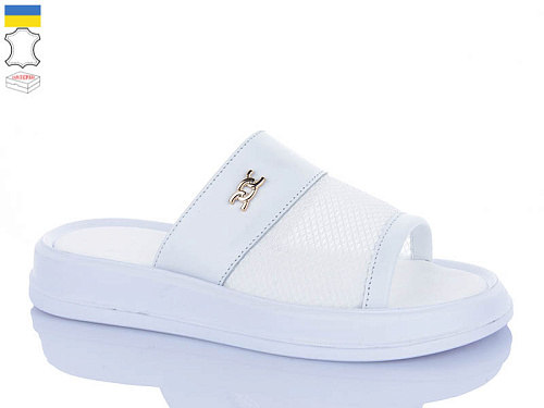 Шлепанцы Sali 230 білий біл-п. в магазине Фонтан Обуви