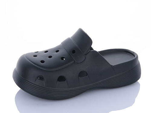 Шлепанцы Qq Shoes 2218 black в магазине Фонтан Обуви