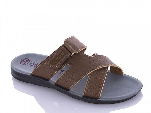 Шлепанцы Oskar 43 змея бежевый в магазине Фонтан Обуви