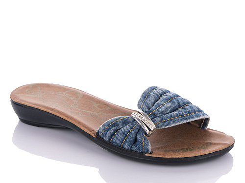 Шлепанцы Gurkem WD303 blue в магазине Фонтан Обуви