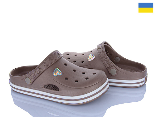 Кроксы Roks 416 бежевий в магазине Фонтан Обуви