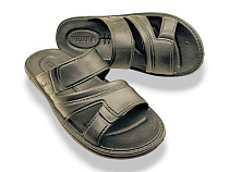 Шлепанцы Rai Shoes 1002 чорний в магазине Фонтан Обуви