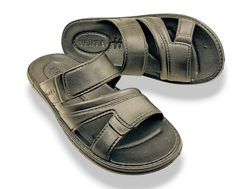 Шлепанцы Rai Shoes 1002 чорний в магазине Фонтан Обуви