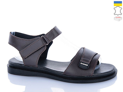 Босоножки Sali 702 коричневий к чор-п. в магазине Фонтан Обуви