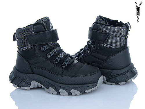 Ботинки Clibee-Shosho HC789-1 black-grey в магазине Фонтан Обуви