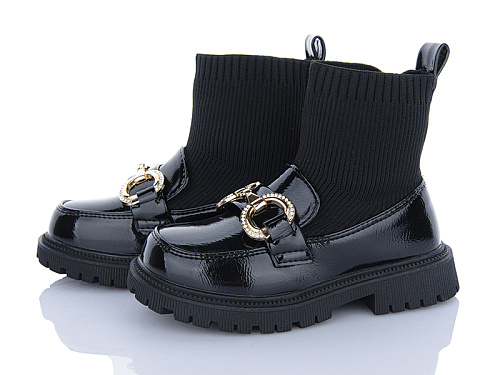 Ботинки Clibee BA716 black в магазине Фонтан Обуви