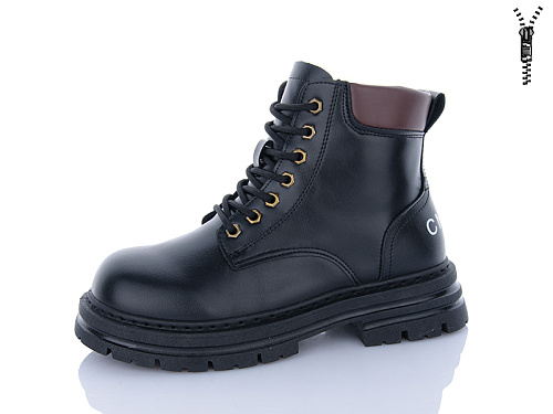 Ботинки Super Gear PV25-36 black в магазине Фонтан Обуви