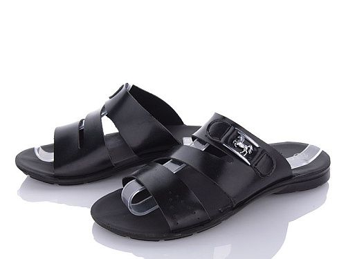 Шлепанцы Oskar ШF sport black 2 в магазине Фонтан Обуви