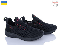 Кроссовки Paolla 5020 чорний-червоний в магазине Фонтан Обуви