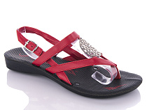 Босоножки Gurkem W26-Collar red в магазине Фонтан Обуви