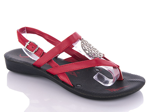 Босоножки Gurkem W26-Collar red в магазине Фонтан Обуви
