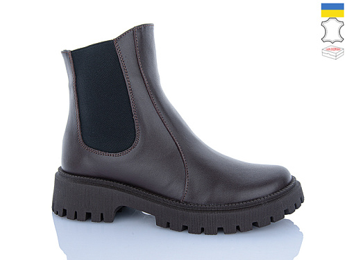 Ботинки Sali 188 коричневий кор-п.зима в магазине Фонтан Обуви