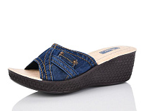 Шлепанцы Gurkem 0001-4 синій в магазине Фонтан Обуви