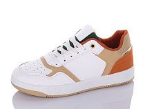 Кроссовки Qq Shoes BK60 white-beige в магазине Фонтан Обуви