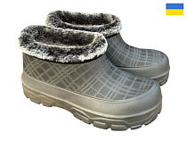 Галоши Rai Shoes 607 графіт в магазине Фонтан Обуви