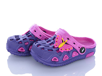 Кроксы Jibukang 04-5667 fuchsia в магазине Фонтан Обуви