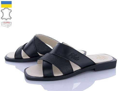 Шлепанцы Камрад L60 чорний в магазине Фонтан Обуви