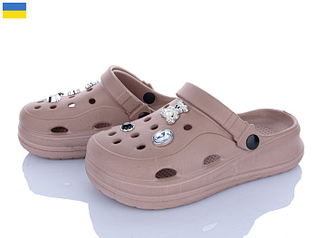 Кроксы Inblu F652 капучино в магазине Фонтан Обуви