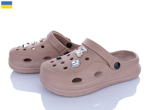 Кроксы Inblu F652 капучино в магазине Фонтан Обуви