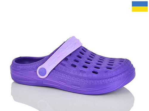 Кроксы Malibu 6-62 фіолетовий в магазине Фонтан Обуви