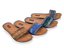Шлепанцы Gurkem 0004-11 mix шл в магазине Фонтан Обуви